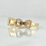 Anillo Cubano Parcial 1.85gr / T7 3/4 / Oro 18K