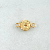 Herraje Letra E 0.45gr / 1.5cm / Oro 18K