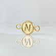 Herraje Letra N 0.65gr / 1.7cm / Oro 18K