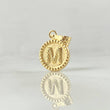 Dije Letra M 0.6gr / 1.7cm / Oro 18K