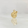 Dije Letra G Marco Bordeado 0.6g / 1.7cm Oro Amarillo 18K
