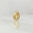 Dije Letra G 0.3gr / 1.5cm-Texturizado Oro Amarillo 18K ©