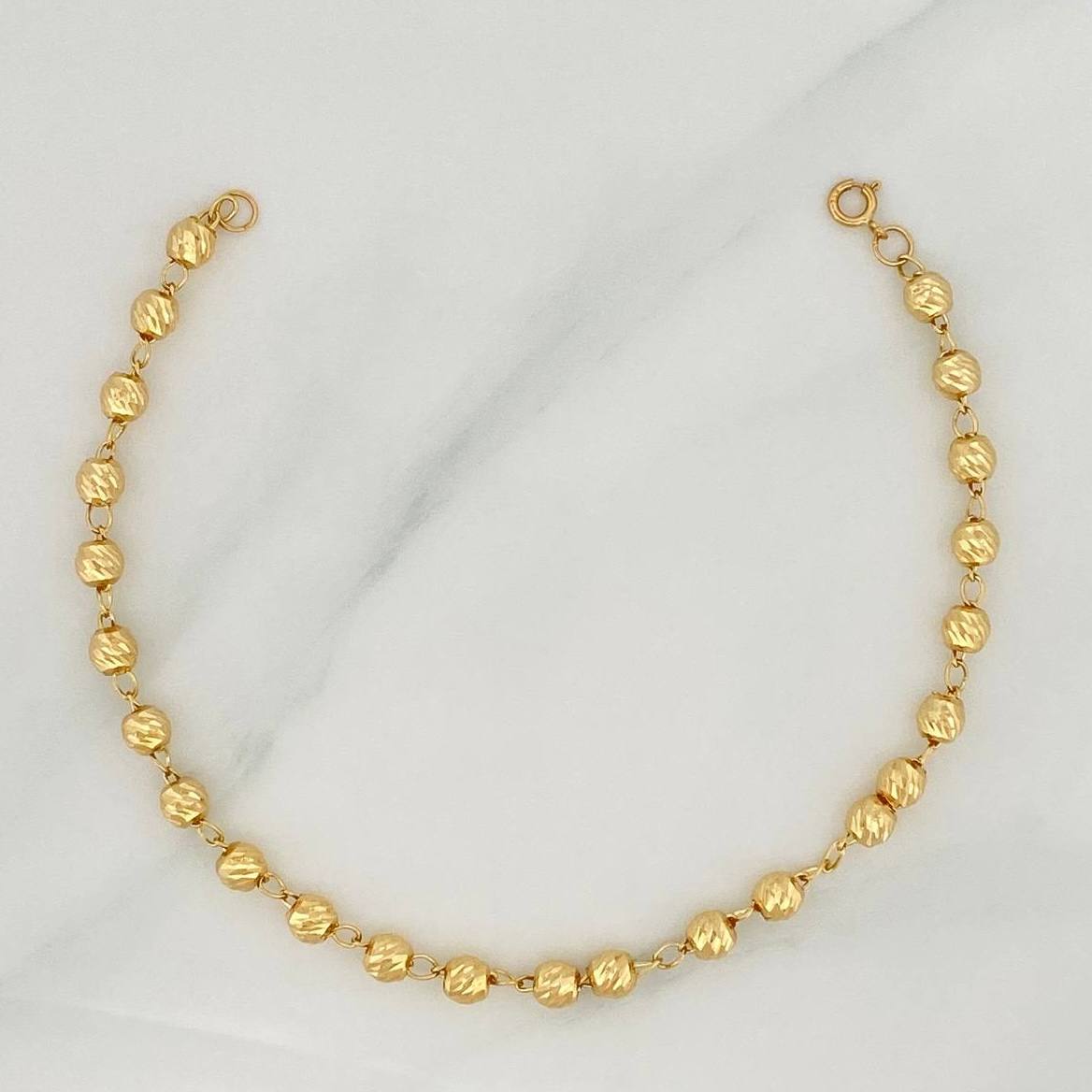 Pulso Espiga Tipo Militar 2.75 g / 18 cm / 4 mm Oro Amarillo 18K