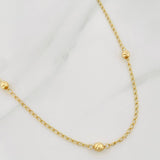 Cadena Espiga 3 g / 46 cm / 4 mm Oro Amarillo 18K