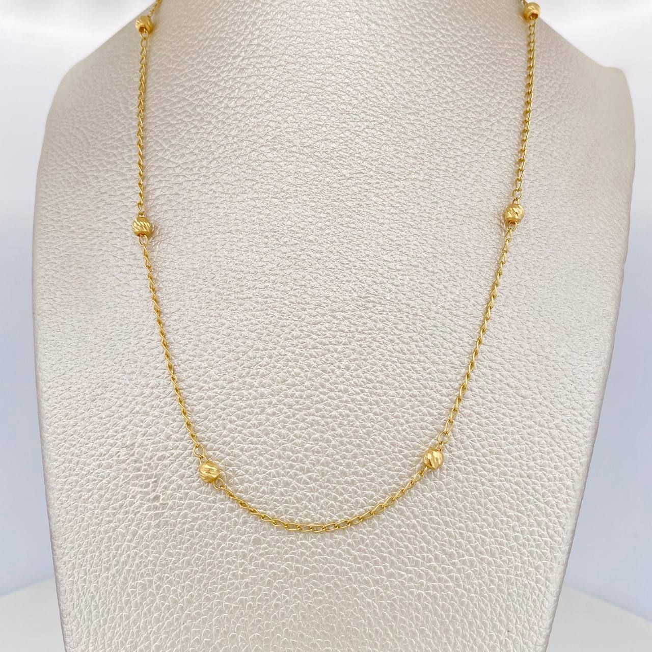 Cadena Espiga 3 g / 46 cm / 4 mm Oro Amarillo 18K