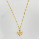 Tobillera Aro Seguido Mariposa 1.75 g / 25 cm / 4 mm Oro Amarillo 18K