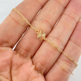 Tobillera Cajón Dijes 1.9 g / 24.5 cm / 1.5 mm Oro Amarillo 18K