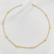 Tobillera Espiga Bolas 1.65 g / 25 cm / 3 mm Oro Amarillo 18K