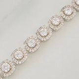 Pulso Halo Tennis 22.8 g / 19 cm / 7.69 mm Plata 925