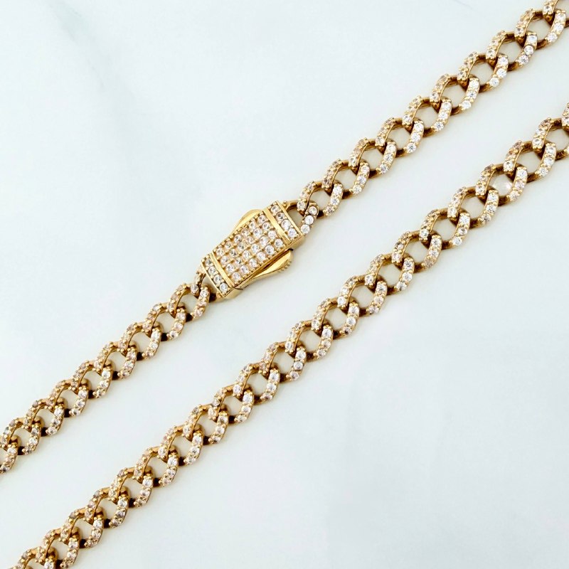 Cadena Cubana 20 g / 50.7 cm / 4.9 mm Oro Amarillo 18K
