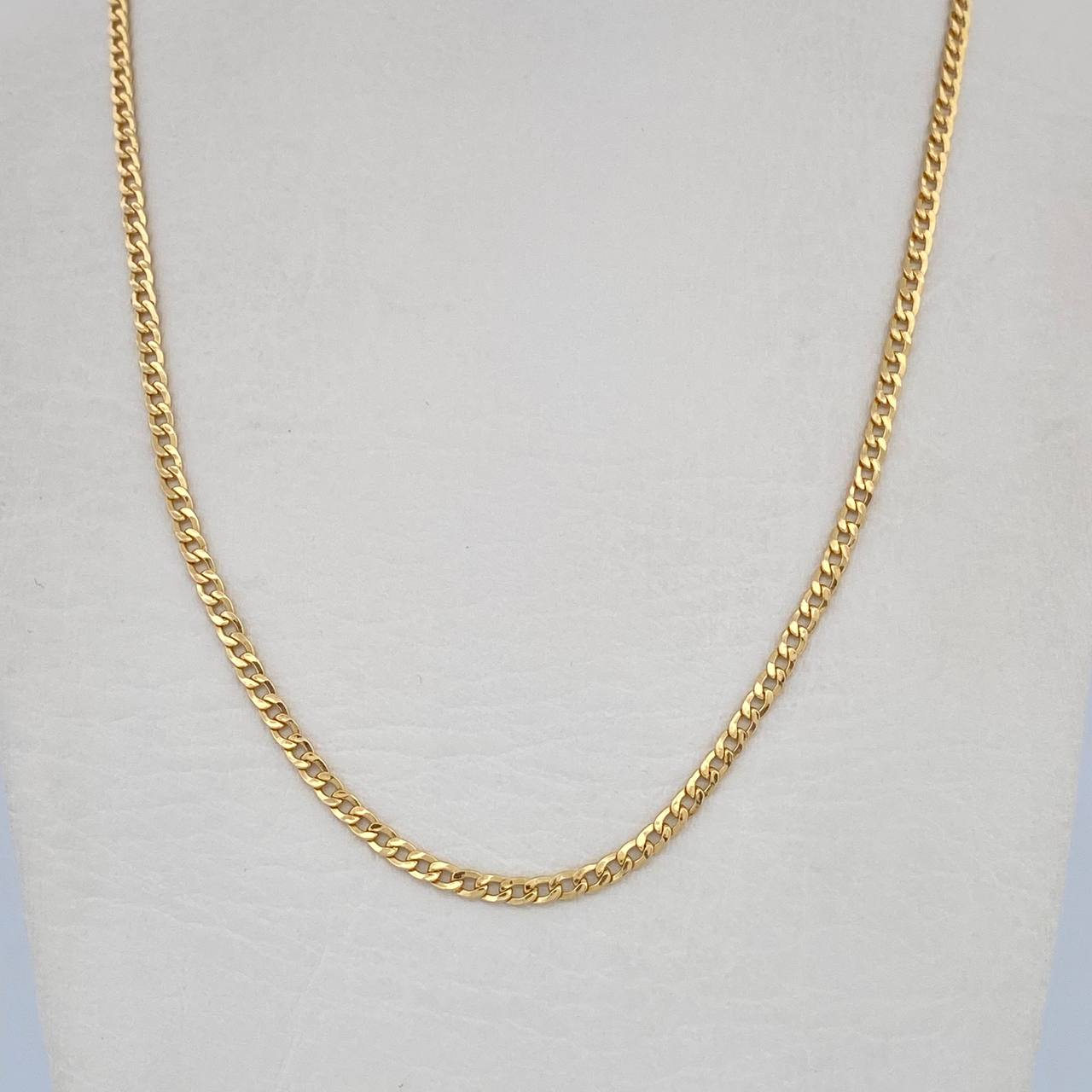 Cadena Cubana 4.05gr / 60.4cm / 2.1mm Oro Amarillo +0 18K $