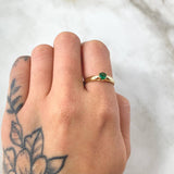 Anillo Solitario Central 2.5gr / T6 / Oro Amarillo 18K