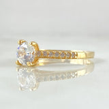 Anillo Solitario Churumbela 2.45gr / T6 / Oro Amarillo 18K