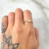 Anillo Solitario Churumbela 1.35gr / T5 1/2 / Oro Amarillo 18K