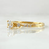 Anillo Solitario Churumbela 1.95gr / T9 / Oro Amarillo 18K