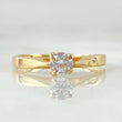 Anillo Solitario Central 1.45gr / T5 1/2 / Oro Amarillo 18K