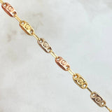 Cadena GC Rustica Tornillo 9.4gr / 60cm / Tres Oros 18K