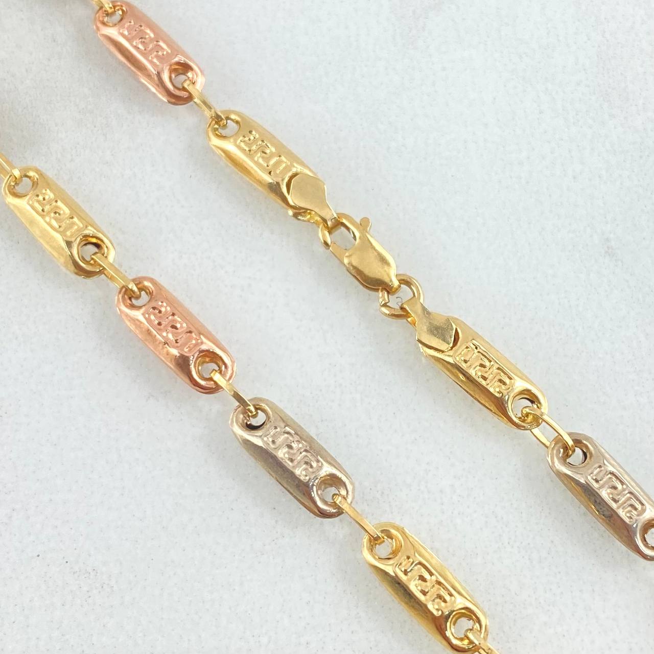 Cadena Rustica Tribal 9gr / 60cm / Tres Oros 18K