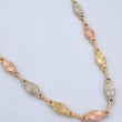 Cadena Rustica Eslabon 12.9gr / 56.5cm / Tres Oros 18K $