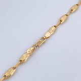 Cadena Rustica Eslabon 12.6gr / 56.6cm / Oro Amarillo 18K $