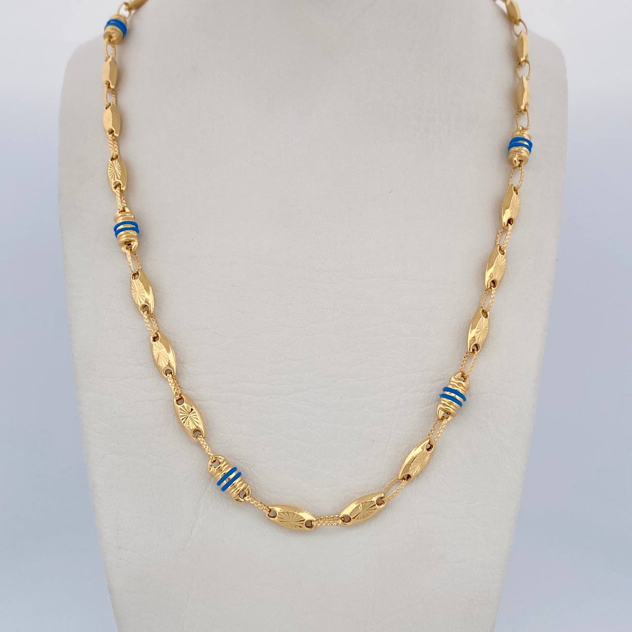 Cadena Rustica Eslabon 12.6gr / 56.6cm / Oro Amarillo 18K $