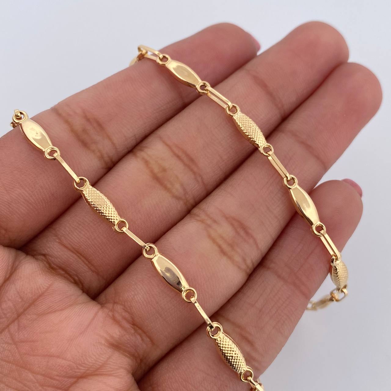 Cadena Capullo 8.1gr / 55.8cm / Oro Amarillo 18K $