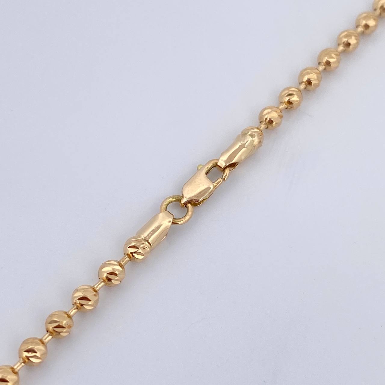Cadena Militar 16.05gr / 56.5cm / Oro Amarillo 18K $