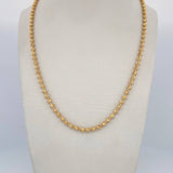 Cadena Militar 16.05gr / 56.5cm / Oro Amarillo 18K $