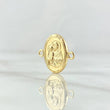Herraje San José 0.85gr / 1.5cm-1.9cm / Mate Liso Oro Amarillo 18K *