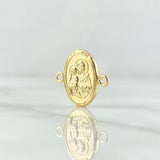 Herraje San José 0.85gr / 1.5cm-1.9cm / Mate Liso Oro Amarillo 18K *