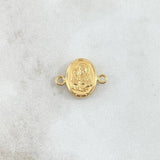 Herraje San José 0.65gr / 1.3cm-1.7cm / Mate Liso Oro Amarillo 18K *