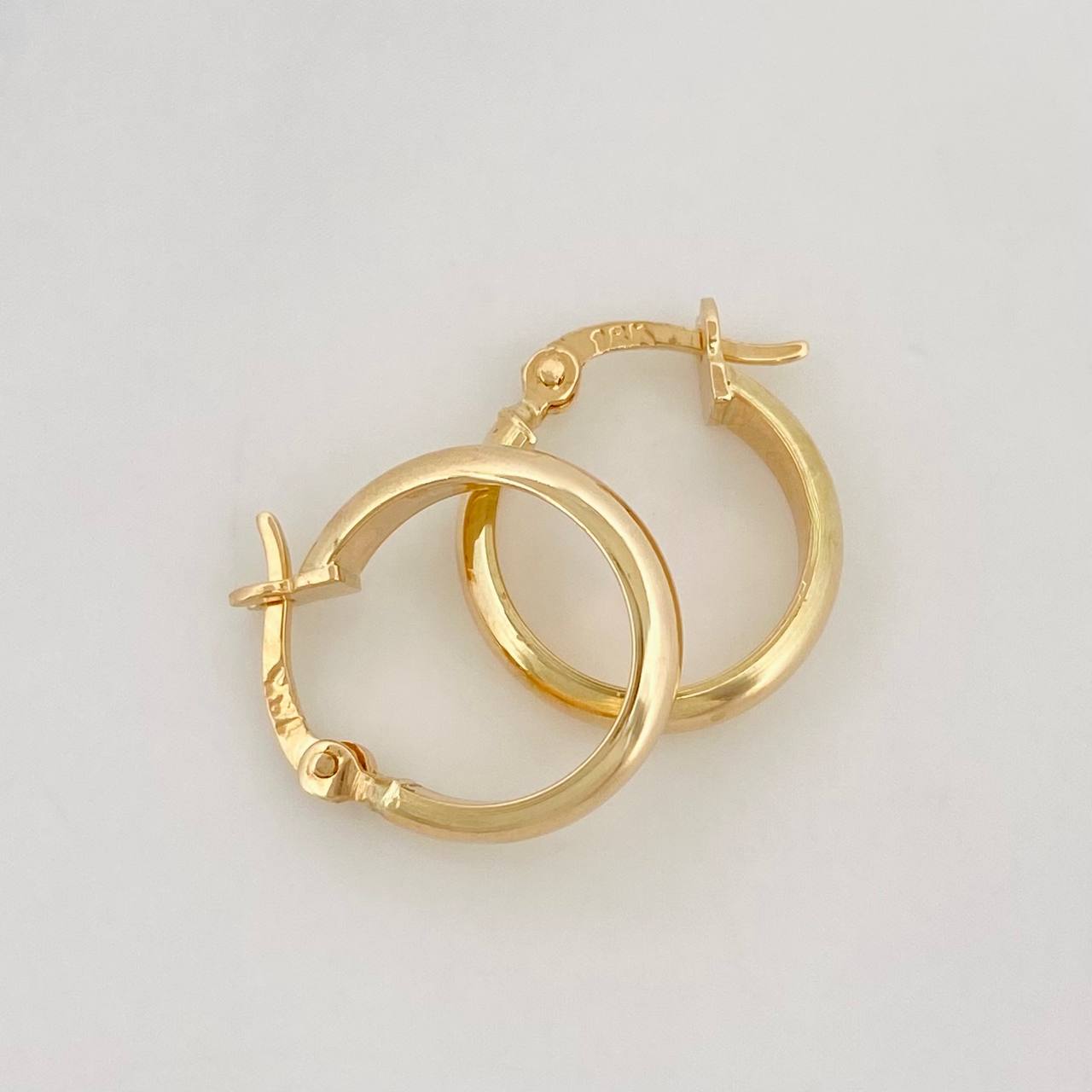 Candongas Gera 1.1g / 1.5cm Oro Amarillo 18K