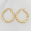 Candongas Mary 2.8g / 3cm Oro Amarillo 18K