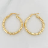 Candongas Mary 2.8g / 3cm Oro Amarillo 18K
