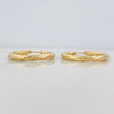 Candongas Mary 2.8g / 3cm Oro Amarillo 18K