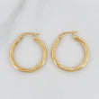 Candongas Espiral 1.75g / 2.5cm Oro Amarillo 18K