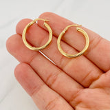 Candongas Espiral 1.75g / 2.5cm Oro Amarillo 18K