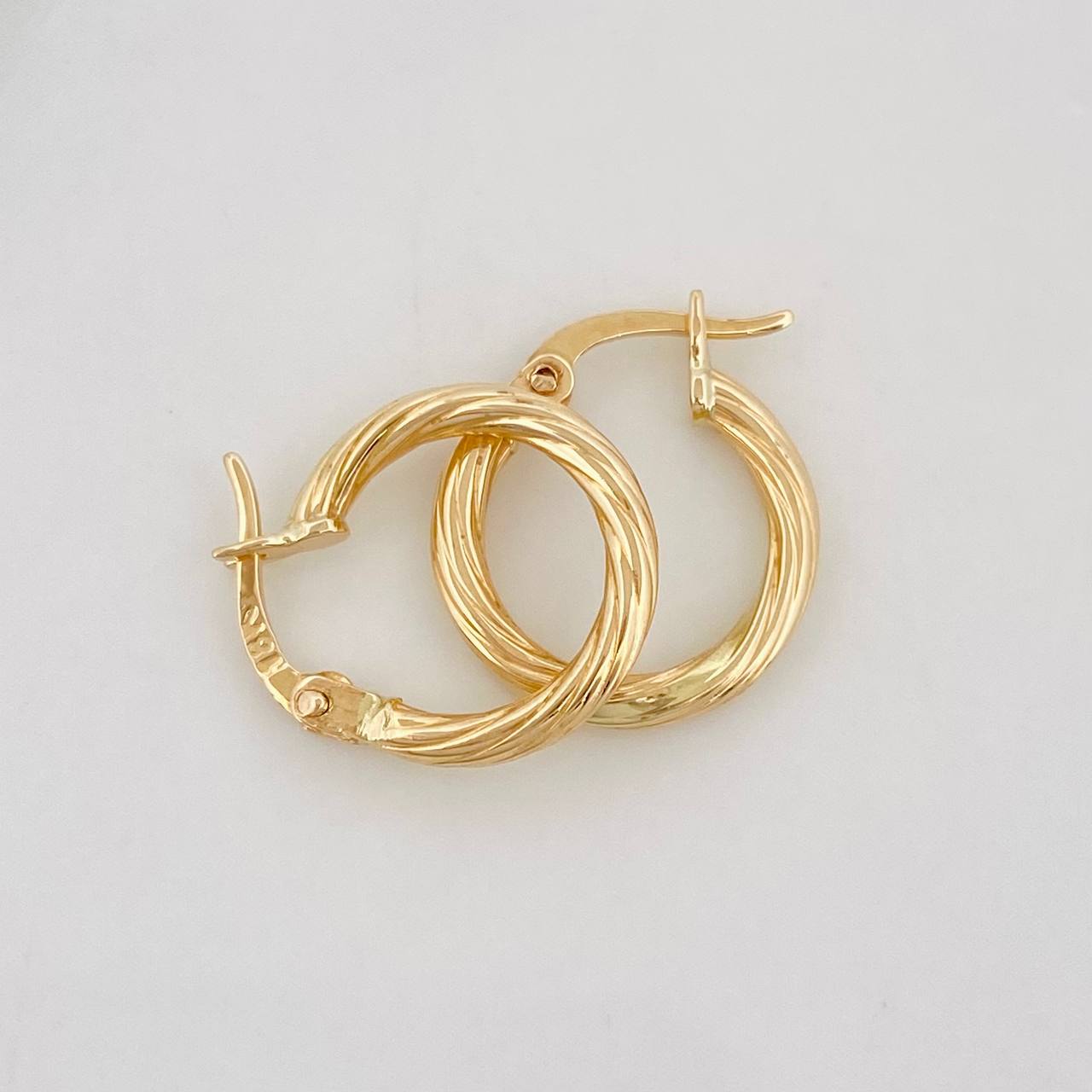 Candongas Espiral 0.9g / 1cm Oro Amarillo 18K