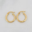 Candongas Espiral 0.9g / 1cm Oro Amarillo 18K