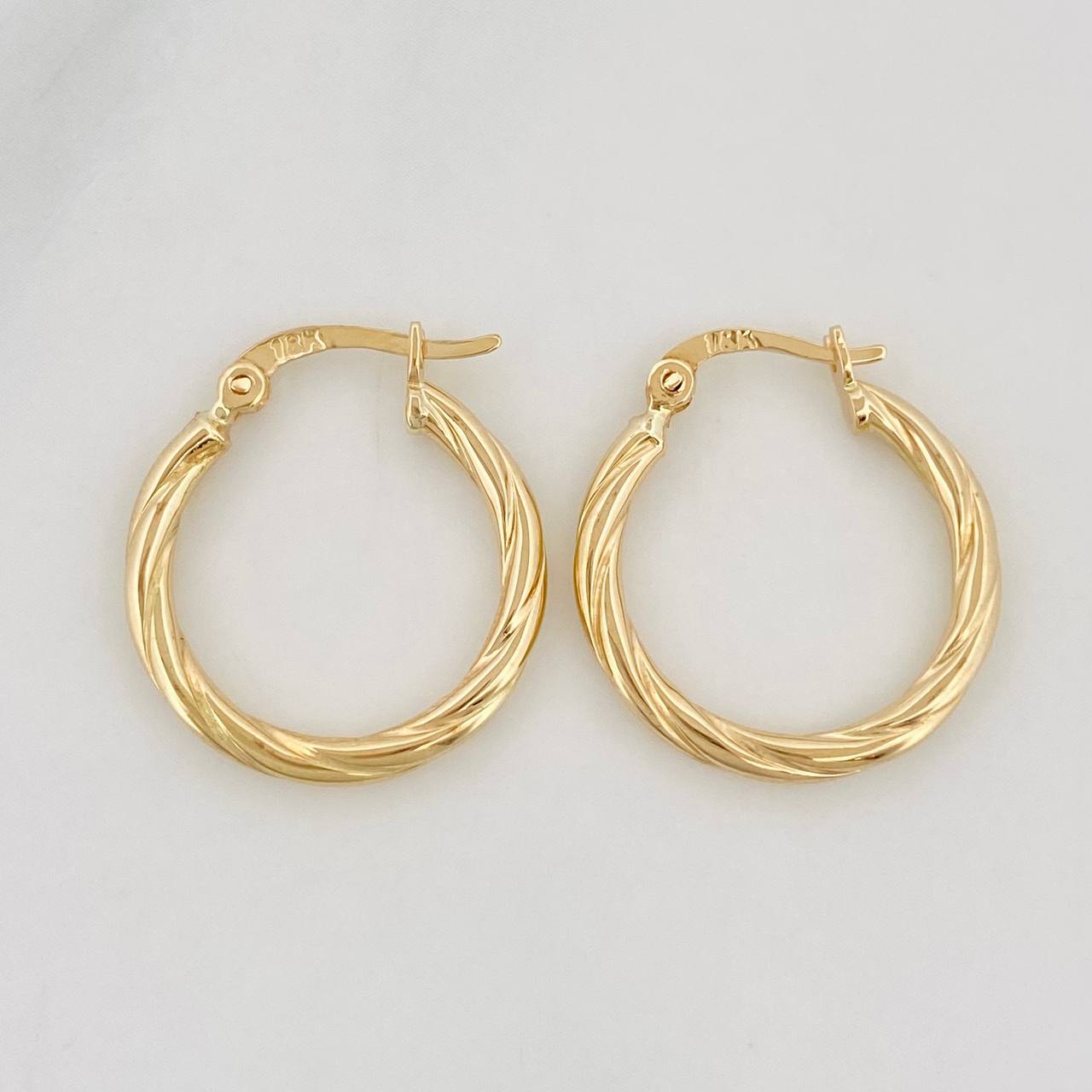 Candongas Sofi 1.9g / 2.3cm Oro Amarillo 18K