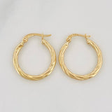 Candongas Sofi 1.9g / 2.3cm Oro Amarillo 18K