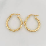 Candongas Kari 1.3g / 2cm Oro Amarillo 18K