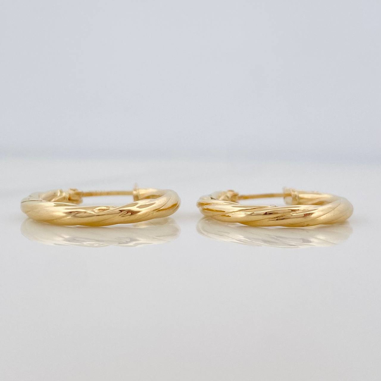 Candongas Kari 1.3g / 2cm Oro Amarillo 18K
