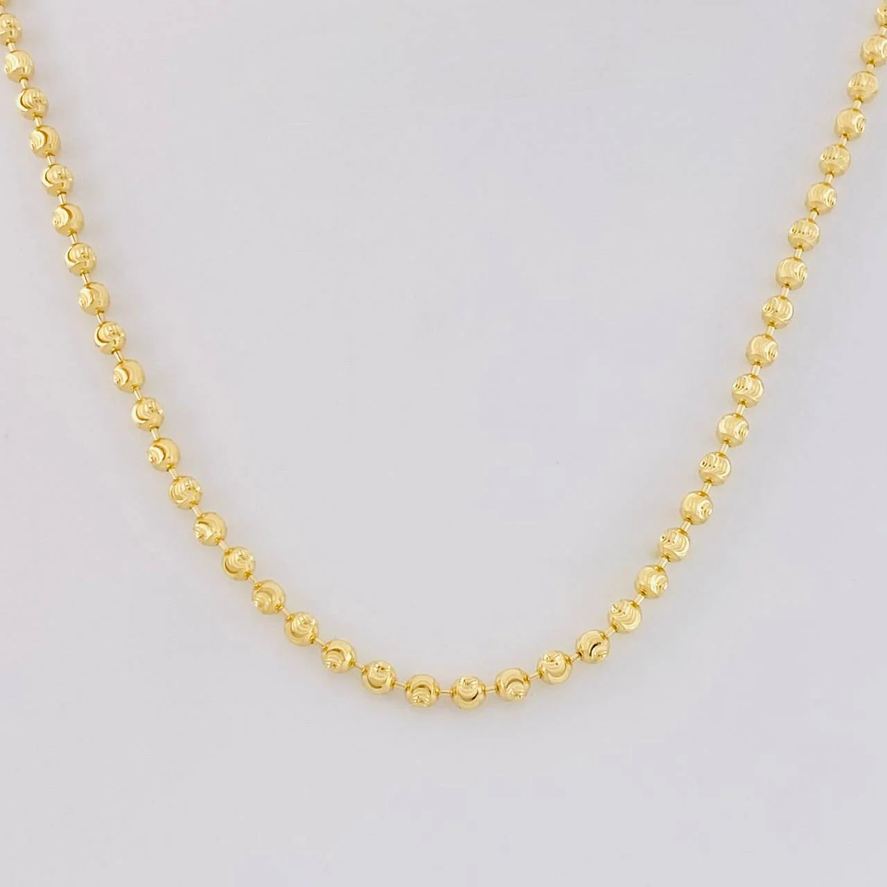 Cadena Militar Media Militar 13.7g / 47.5cm / 3.65mm Oro Amarillo 18K