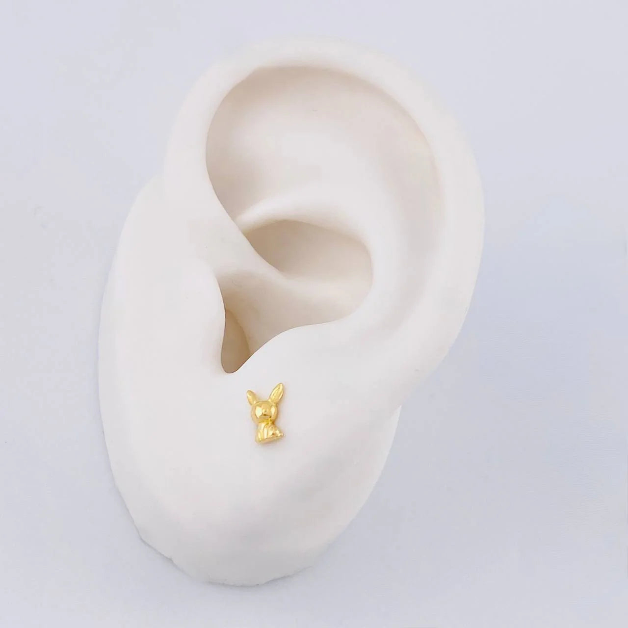 Topos Conejo De Pascua 0.65 g / 6.3 mm Oro Amarillo 18K