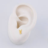 Topos Conejo De Pascua 0.6 g / 6.3 mm Oro Amarillo 18K