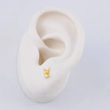 Topos Conejo De Pascua 0.65 g / 6.3 mm Oro Amarillo 18K