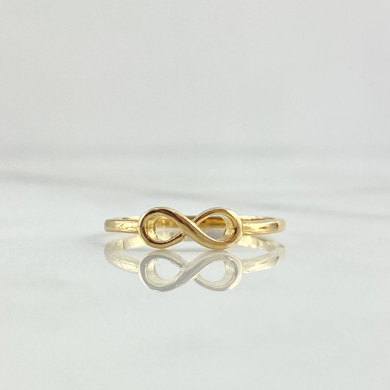 Anillo Infinito 1.5gr / T6 3/4 / Liso Oro Amarillo 18K ©
