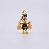 Dije Pato Bolsa Dinero 1.45gr / 2.2cm / Oro Amarillo 18K