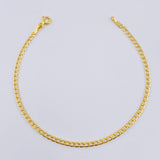 Pulso Cubano 1.3gr / 19cm / 2.4mm Oro Amarillo +1 18K